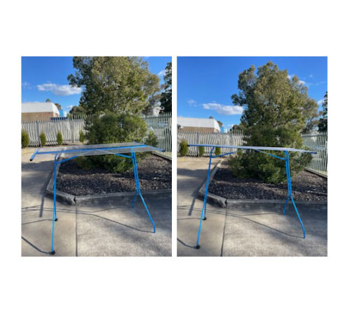 BLUE CUSTOMISED PORTABLE CLOTHESLINE